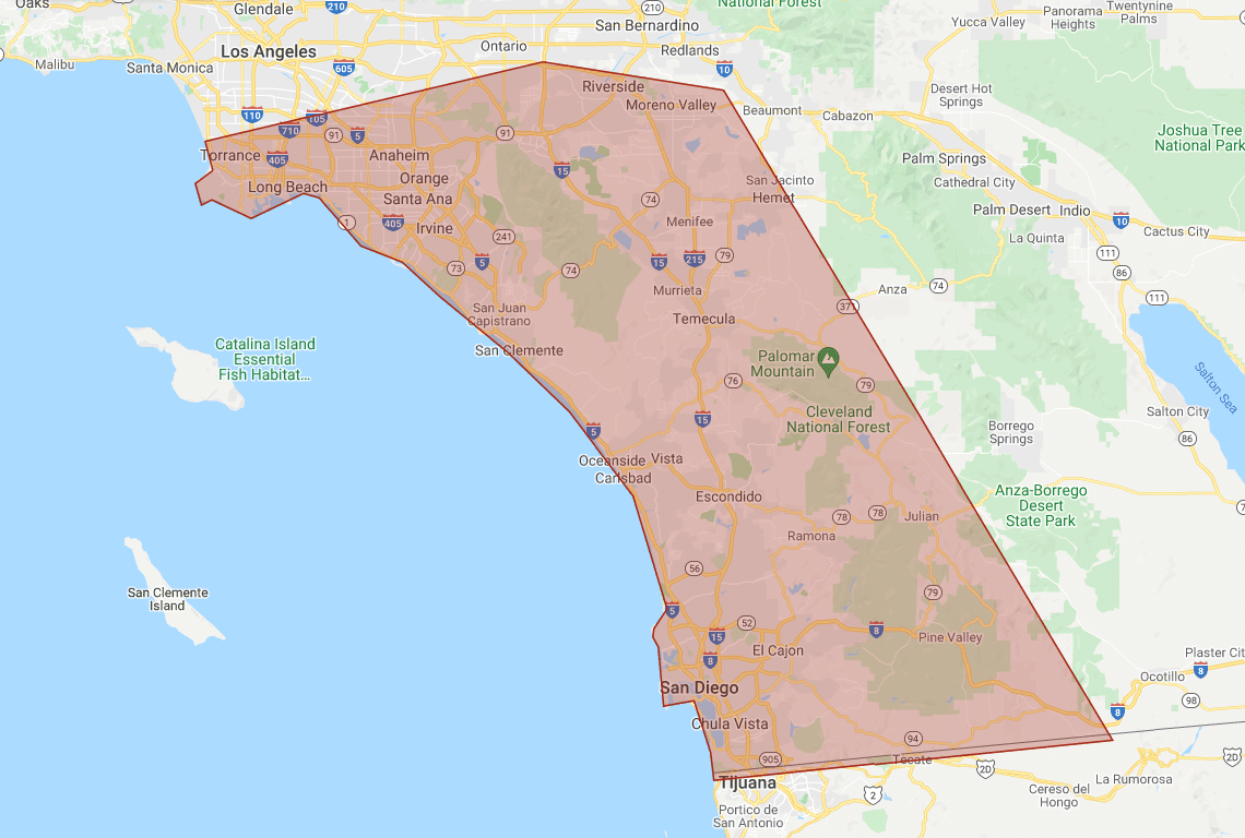 The Real Estate Inspection Company Service Area