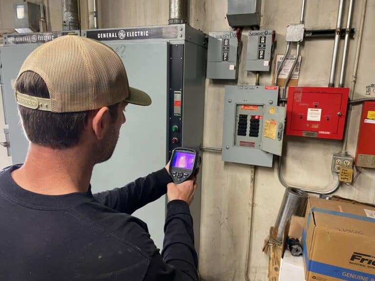 - the Real Estate Inspection Company Commercial NFPA-70B thermal imaging inspection