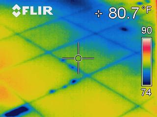 Finding slab leaks with I R