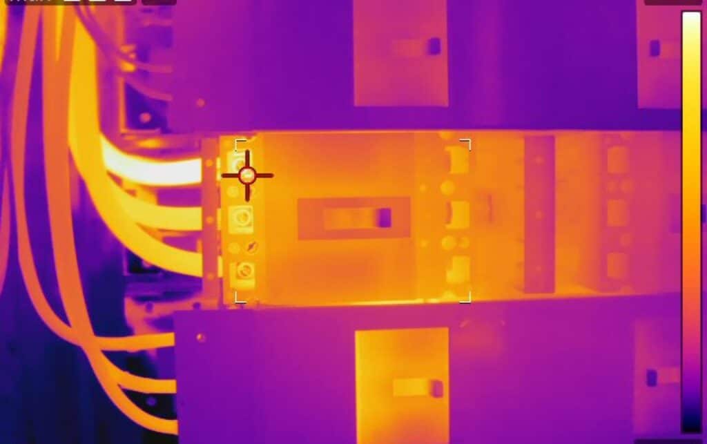 - the Real Estate Inspection Company NFPA 70B inspection Hot panel